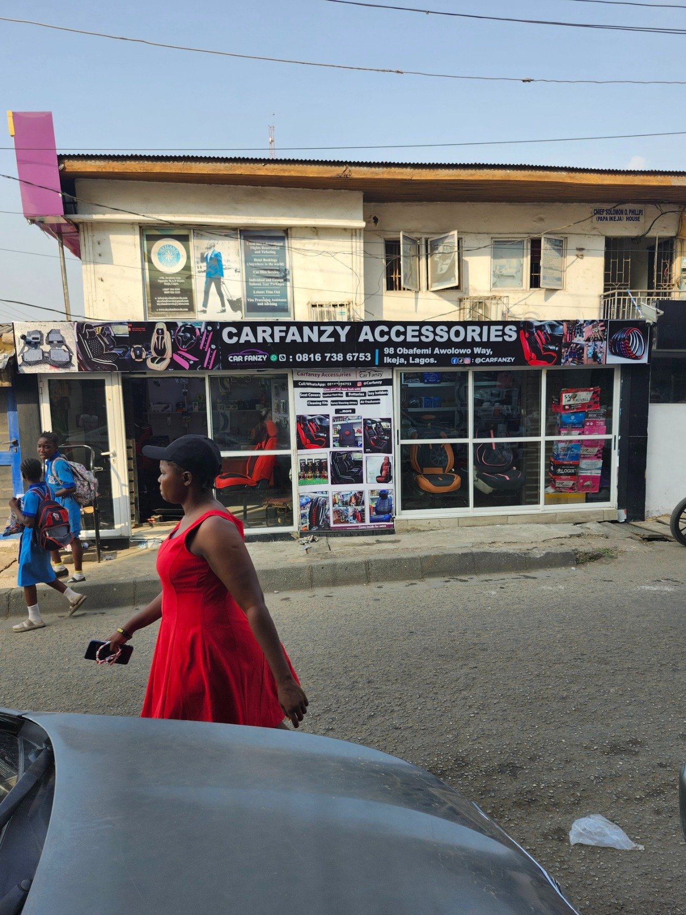 Carfanzy car accessories shop at 98 Awolowo Way Ikeja Lagos
