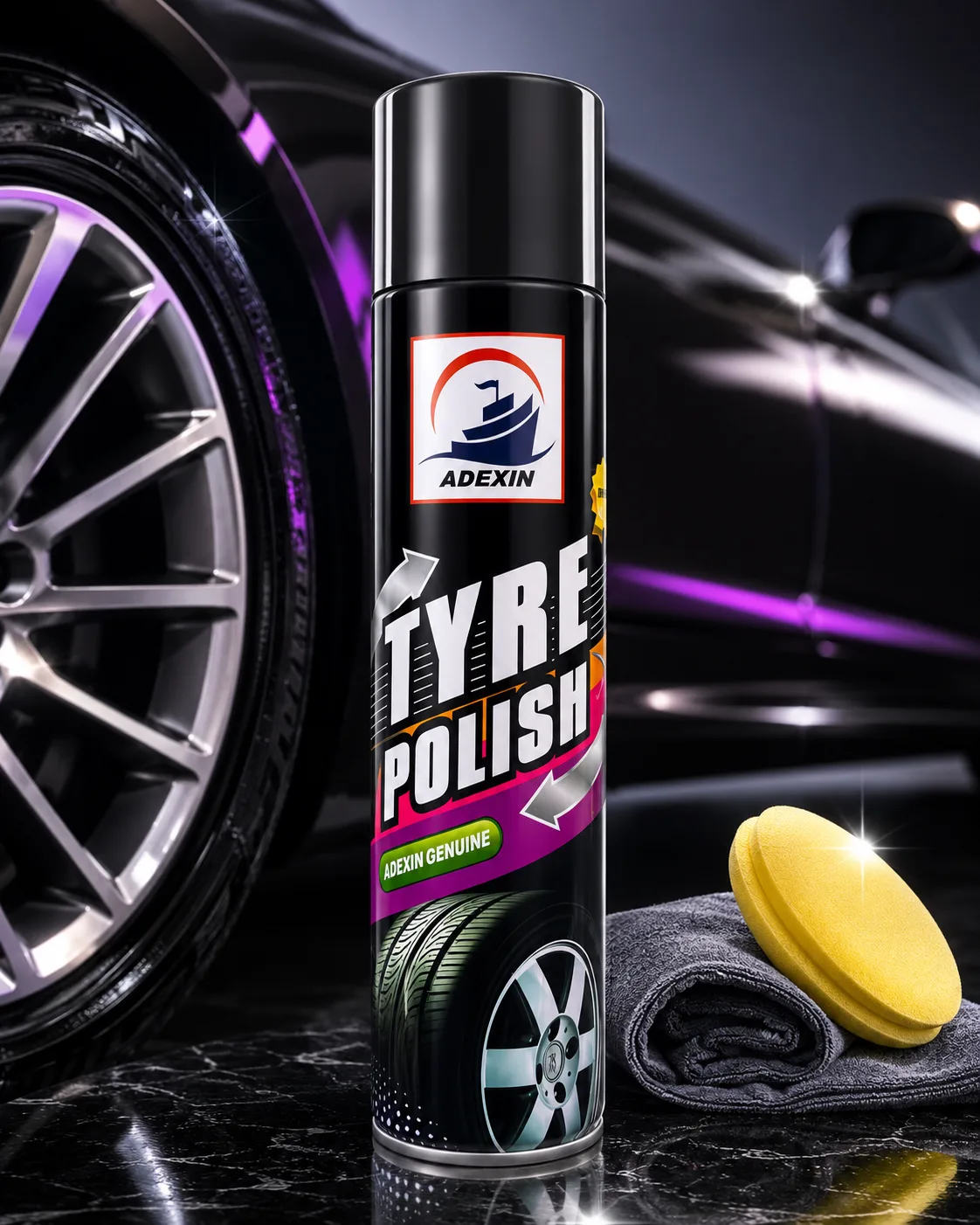 Adexin Multipurpose Tyre Polish & Shine