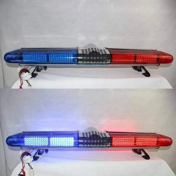 LED Revolving Escort Patrol Light with Mic and Siren