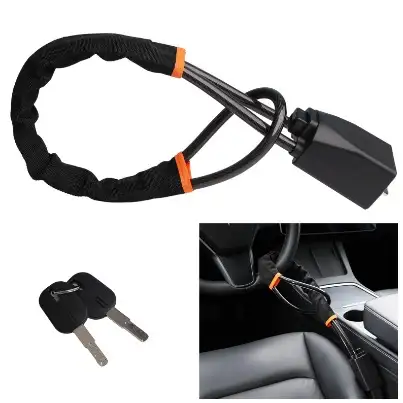Steering Wheel Lock Seat Belt Anti-Theft Device