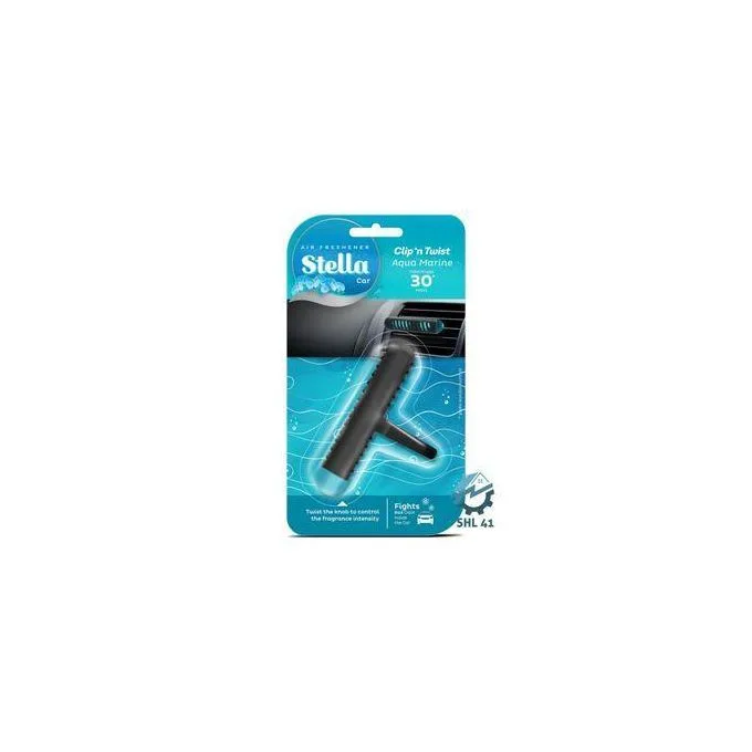 Stella Car AC Vent Air Freshener - Aqua Marine Blue