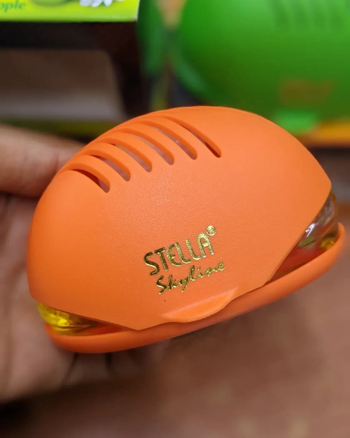 Stella Luxury Car Dashboard Air Freshener - Orange