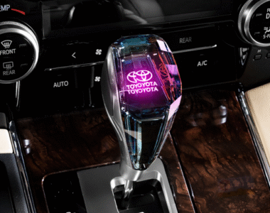 Toyota Crystal Gear Knob with Multi-Colour LED | Luxury Illuminated Shift Knob