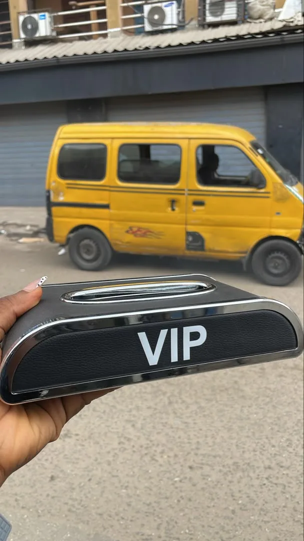 VIP Branded Car Tissue Box Holder