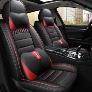 Red and black Design seat cover