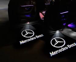 Mercedes-Benz Car Door Light Logo