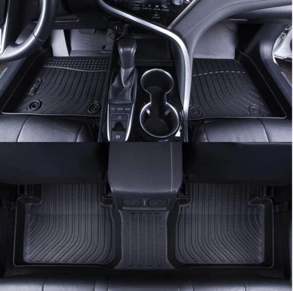 Custom Fit TPE Floor Mats for Toyota Camry Black Custom Fit TPE Floor Mats for Toyota Camry Black